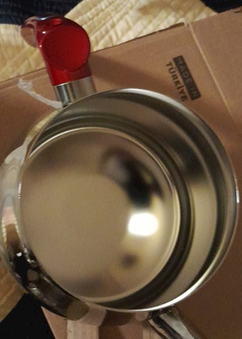 şchafer Parlak Kırmızı Kulplu Çaydanlık - Görsel 3