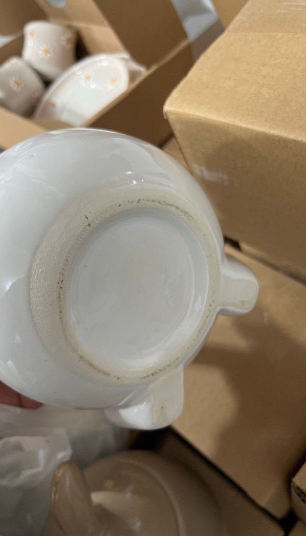 Beyaz Tavşan Figürlü Kapaklı porselen - Görsel 4