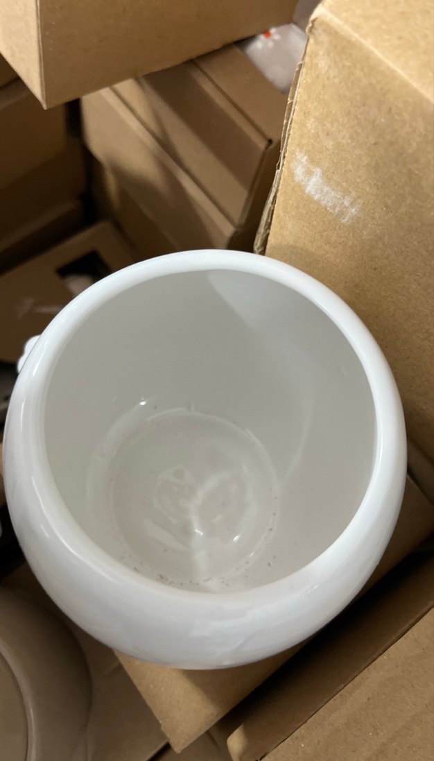 Beyaz Tavşan Figürlü Kapaklı porselen - Görsel 3