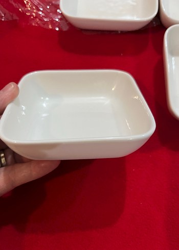 Schafer Beyaz Kare Yemek Kapları Seti - Görsel 6