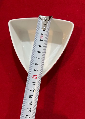 Karaca Üçgen Beyaz porselen - Görsel 5