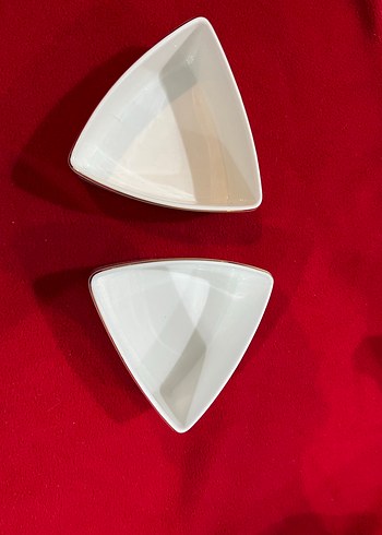 Karaca Üçgen Beyaz porselen - Görsel 3