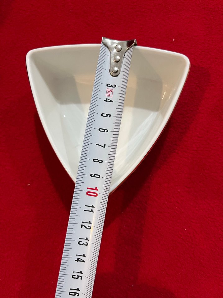 Karaca Üçgen Beyaz porselen - Görsel 5