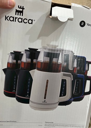 Karaca Beyaz-Krem Renkli Elektrikli Çay Makinesi - Görsel 9