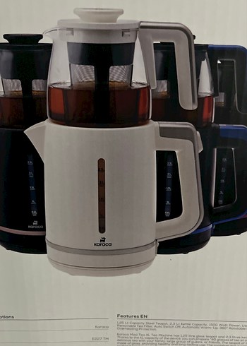 Karaca Beyaz-Krem Renkli Elektrikli Çay Makinesi - Görsel 2