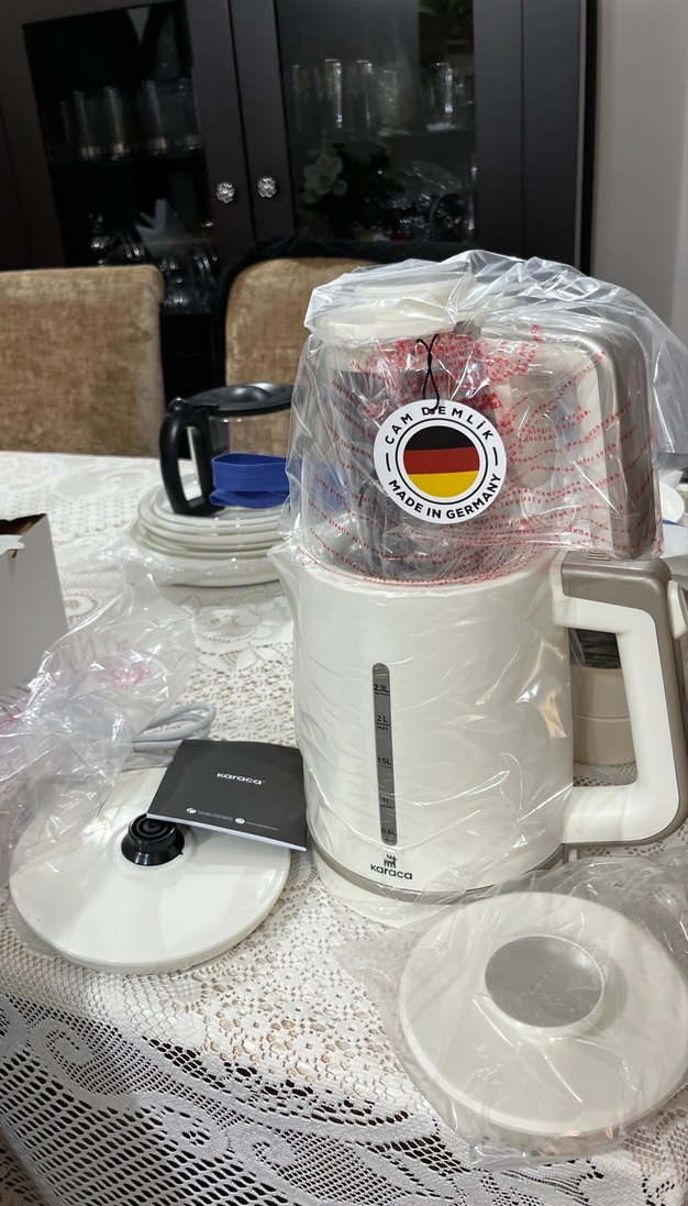 Karaca Beyaz-Krem Renkli Elektrikli Çay Makinesi - Görsel 3