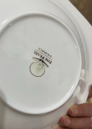 Karaca incıKelebek Desenli Beyaz Porselen yemek tabagı 6 adet - Görsel 3