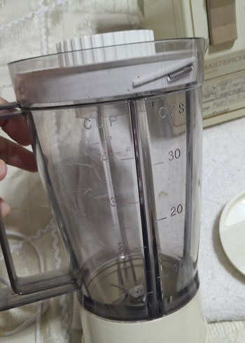 Beyaz Masterchef 65 Elektronik Blender parçaları robt yok - Görsel 9