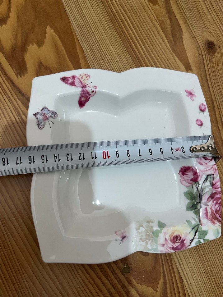 Karaca 6 peynir veya tatlı tabagi adet istersenız 12 adet mevcu - Görsel 3