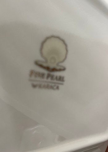 Karaca Gri Dal Desenli Beyaz Servis Tabağı - Görsel 5