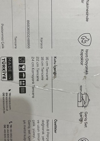 Karaca belen tencere takımı - Görsel 5