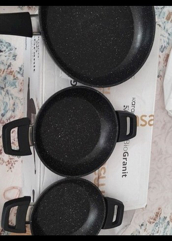 karaca Siyah Granit Kaplama Tava Seti - Görsel 6