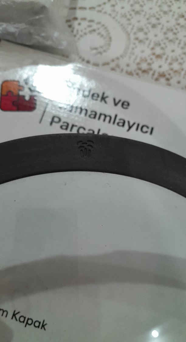 Karaca 24 cm Cam Kapak Yedek Parça fume - Görsel 2