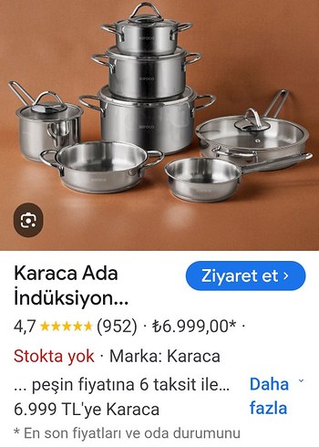 Karaca ADA V2 12 Parça Gri Tencere Seti - Görsel 9