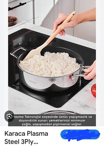 Karaca Gri Cam Kapaklı Tencere steel3ply 30 cm - Görsel 8