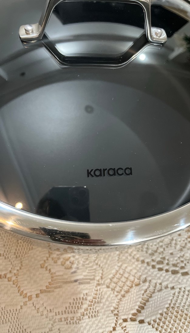 Karaca Gri Cam Kapaklı Tencere steel3ply  30 cm - Görsel 2