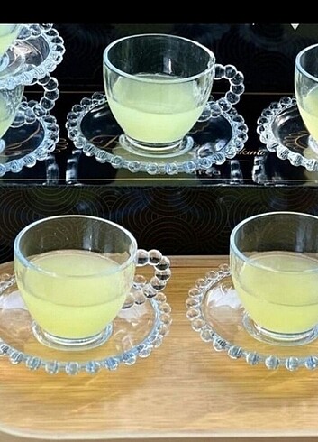 6 adet neskafe çay fincani