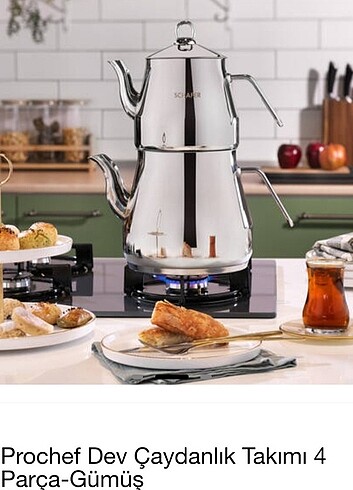 Schafer büyük boy çaydanlık 4.5 lt 2.5 tl