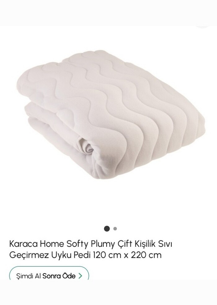 Karaca çift kişilik sıvı geçirmez alez - Görsel 3