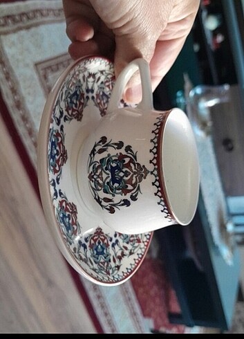 Karaca nakkaş 6 kişilik fincan takımı 