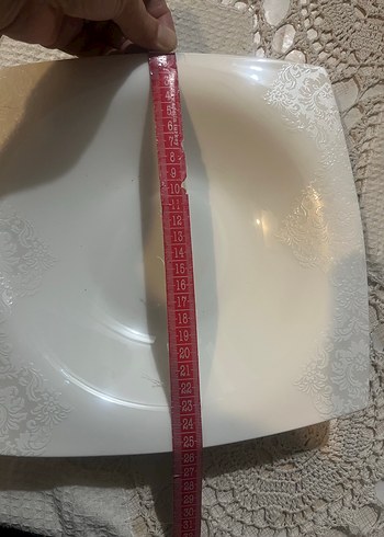 Beden beyaz Renk Karaca helen yemek tabağı servıs kâsede mevcut