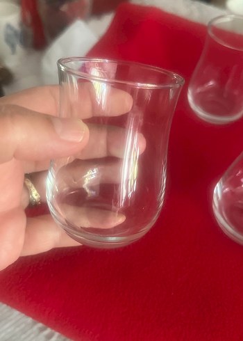 Karaca 5'li Cam Çay Bardağı Seti kahve yanı bardağı