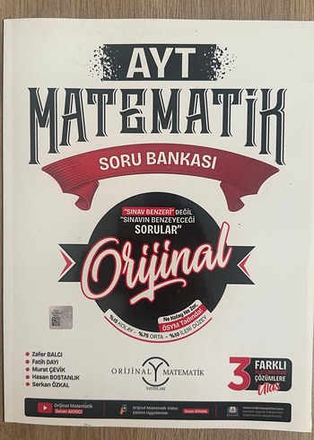 AYT Matematik Soru Bankası Orijinal