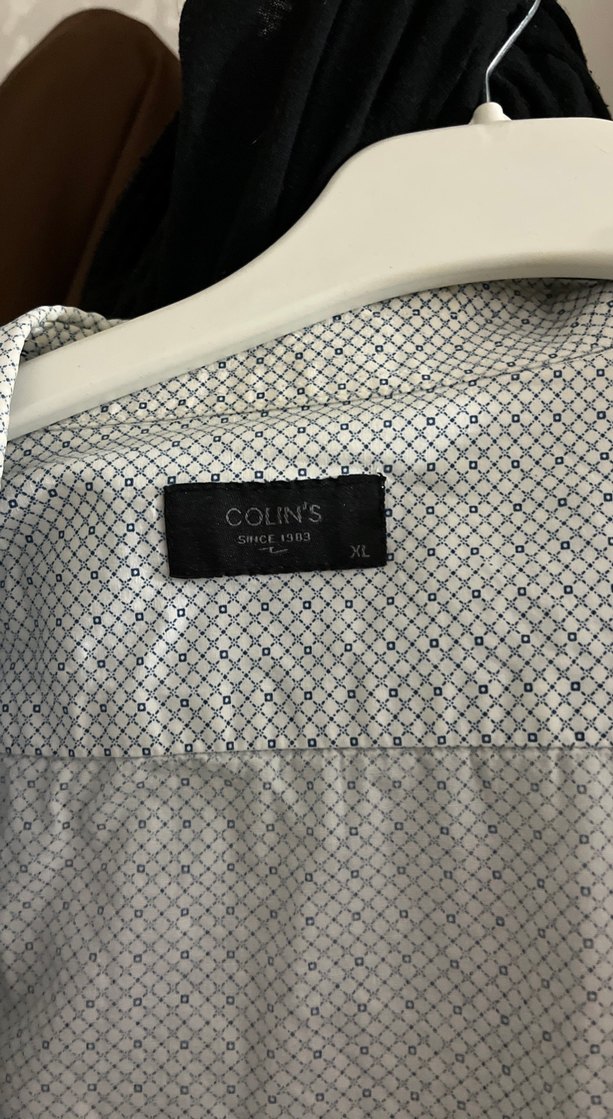 Gri Keten Erkek Gömlek Uzun Kollu - Görsel 2