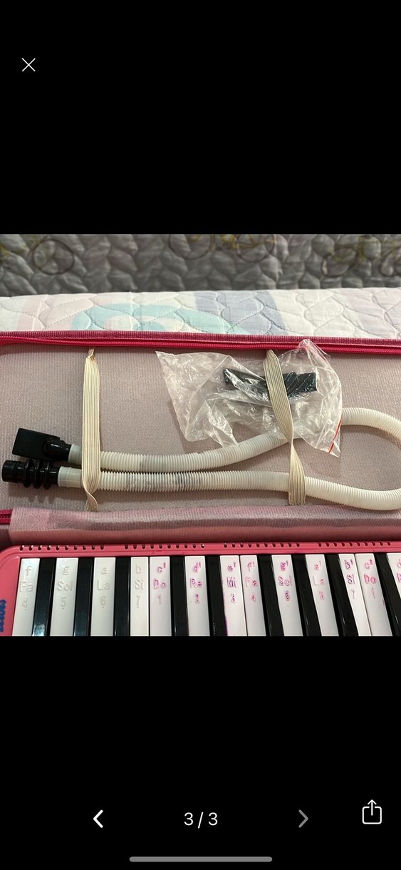 Pembe Melodika Müzik Aleti - Görsel 3