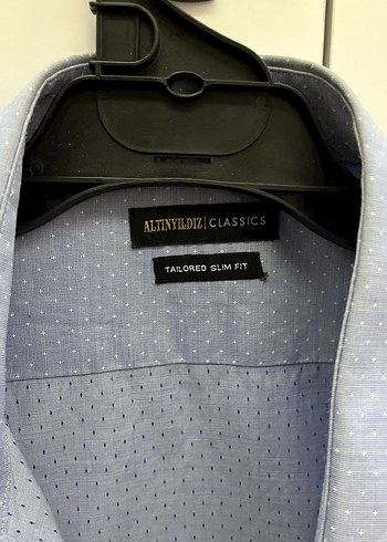 Erkek Mavi Kısa Kollu Gömlek - Görsel 2