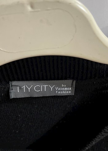 Yeşil Siyah Çizgili Triko Kazak - Görsel 3