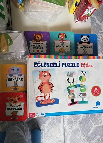 Puzzle ve ilk kelime kitapları