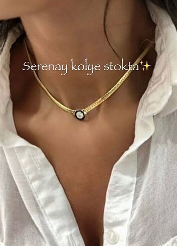 Çelik Serenay kolyesi 
