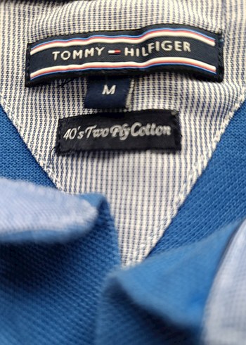 Erkek Mavi Kısa Kollu tommy Tişört - Görsel 3