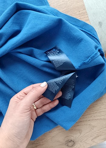 Erkek Mavi Kısa Kollu tommy Tişört - Görsel 6