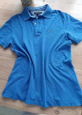 Erkek Mavi Kısa Kollu tommy Tişört - Görsel 2