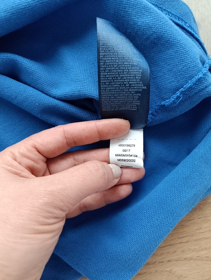 Erkek Mavi Kısa Kollu tommy Tişört - Görsel 5