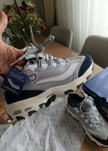 Gri Bağcıklı Kadın Spor Ayakkabı - Görsel 3