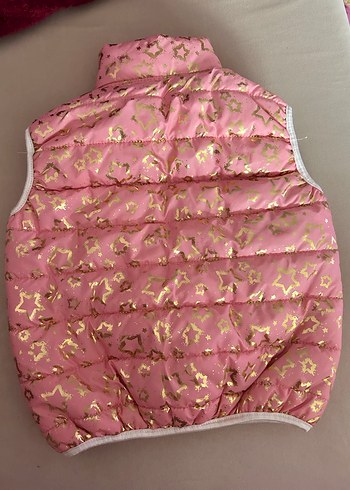 Kız Çocuk Renkli Fermuarlı Yelek - Görsel 2