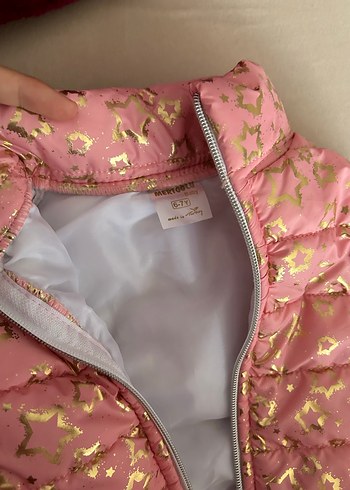 Kız Çocuk Renkli Fermuarlı Yelek - Görsel 3