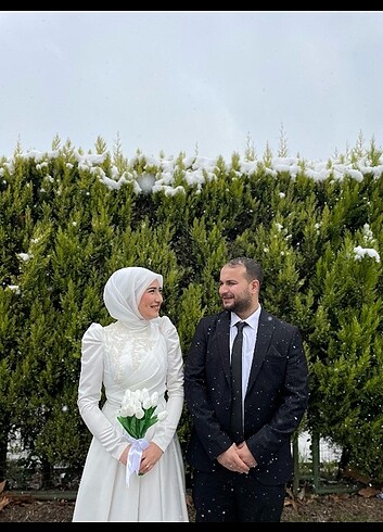 s Beden beyaz Renk Nikah elbisesi 