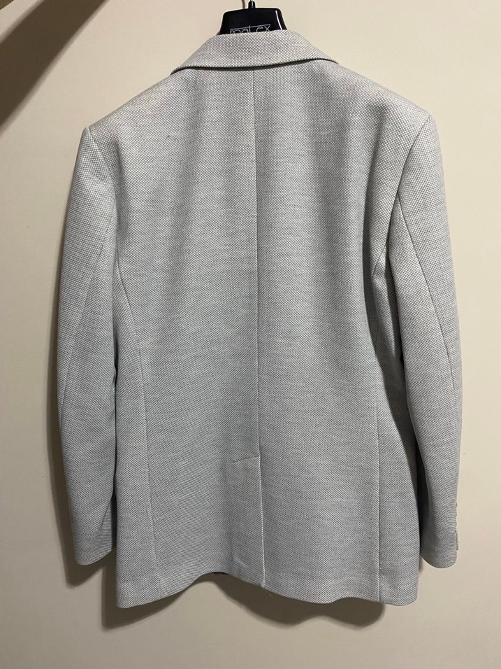 Gri Erkek Düğmeli Regular Fit Takım Ceketi - Görsel 2