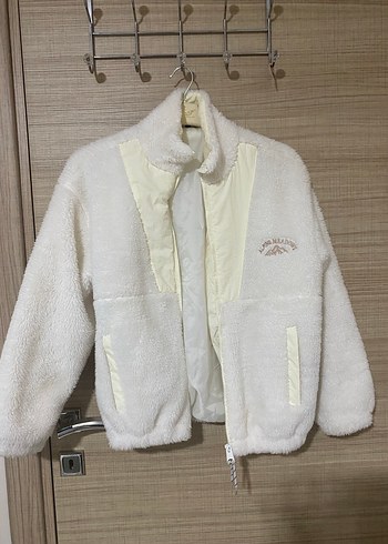 Beyaz Peluş Kadın Ceket - Görsel 2