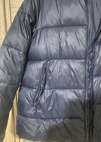 Kadın Lacivert Midi Kışlık Mont - Görsel 3