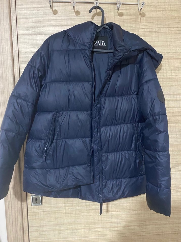 Kadın Lacivert Midi Kışlık Mont - Görsel 2