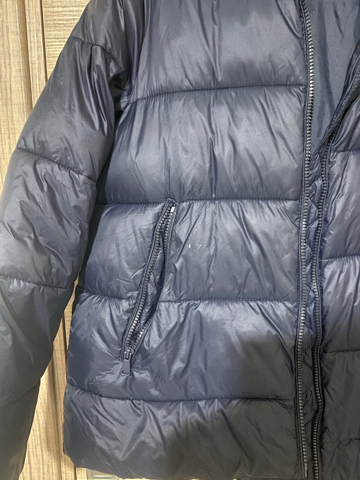 Kadın Lacivert Midi Kışlık Mont - Görsel 3