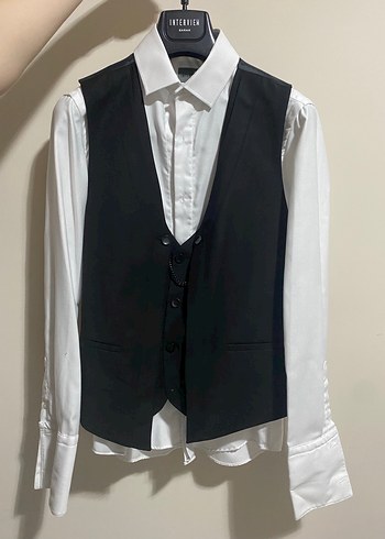 Düğmeli Siyah Erkek Damatlık - Görsel 2