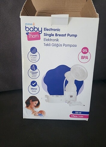 Baby mom tekli elektronik göğüs pompası