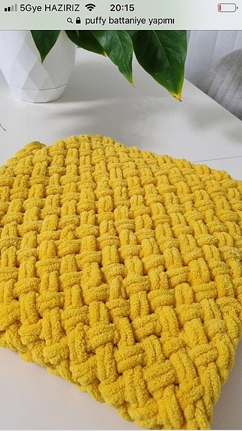 Pufi. İple yapılmiş bebek bataniye - Görsel 2