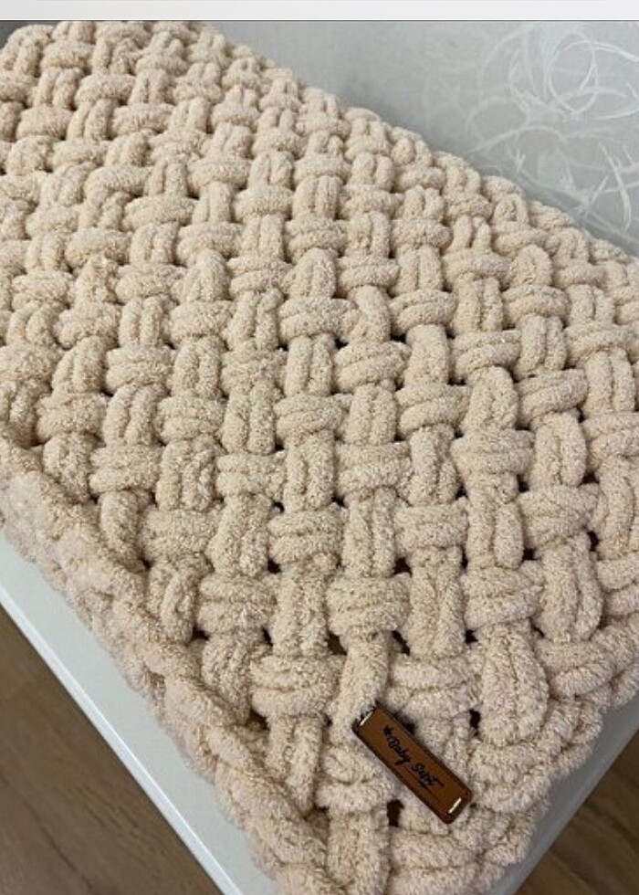 Pufi. İple yapılmiş bebek bataniye - Görsel 3